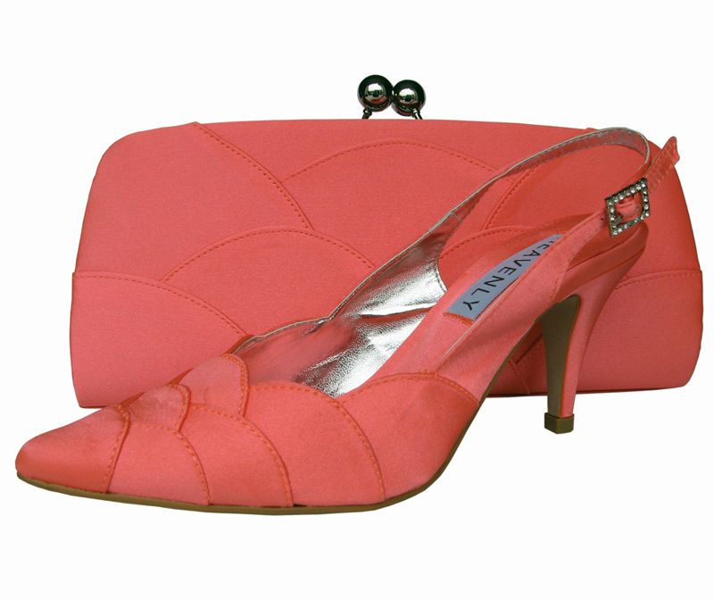 coral shoes for wedding