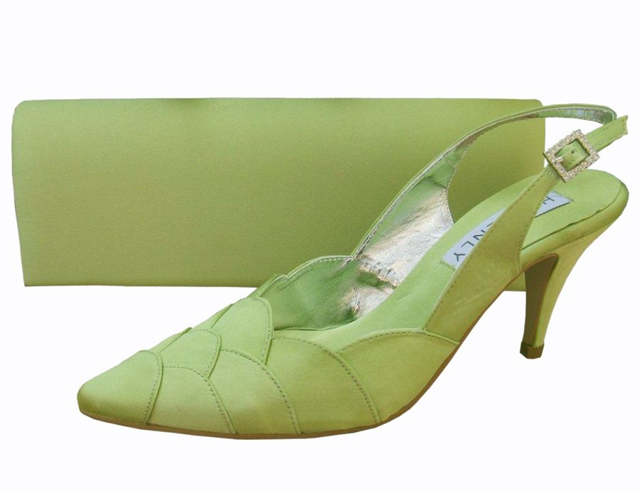 green evening shoes uk