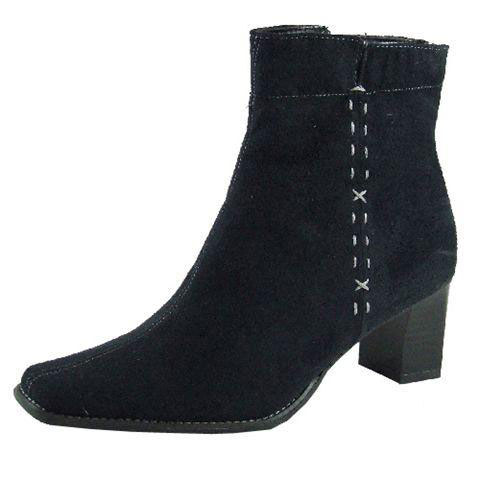 40% Off Ladies Black Suede Ankle Boots £24